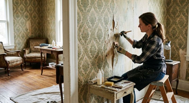 Wallpaper Restoration in Overland Park, KS