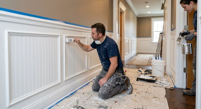Accent Wall Painting in Wilmington, NC