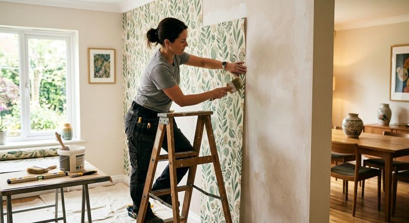 Bedroom Wallpaper Installation in Olathe, KS