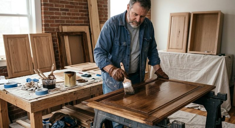 Cabinet Staining Service in Kokomo, IN