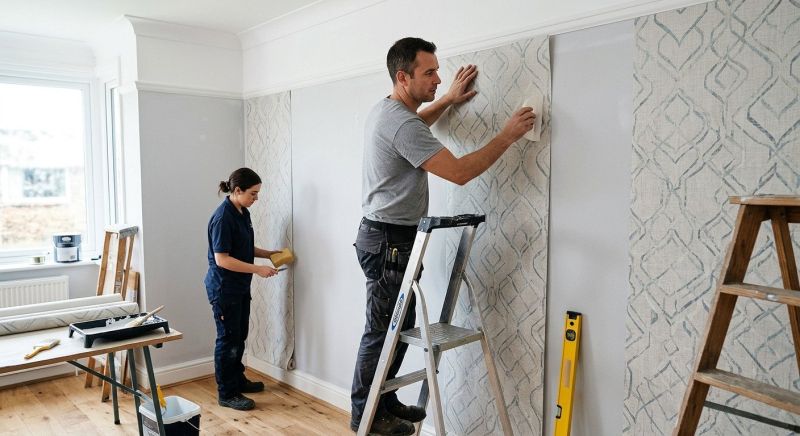 Commercial Wallpapering in Roswell, GA
