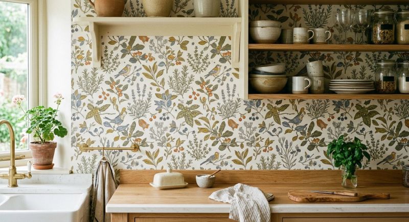 Kitchen Wallpaper Installation in Denver, CO