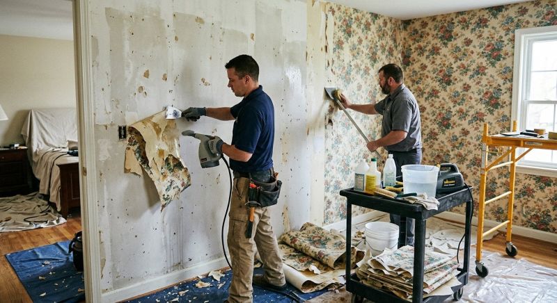 Wallpaper Removal Service in Sacramento, CA