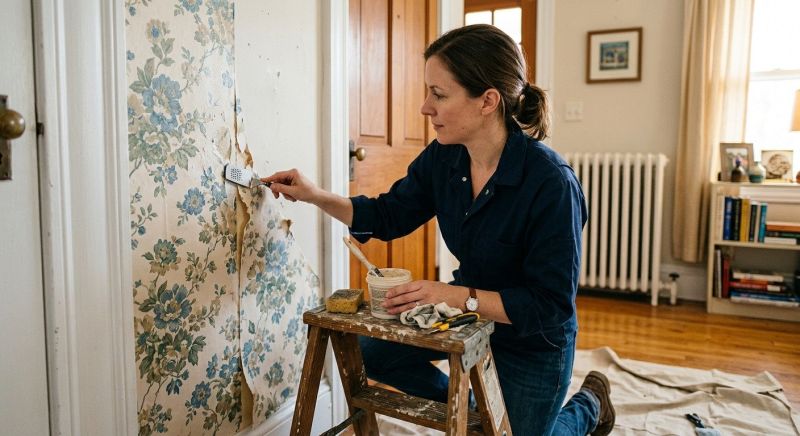 Wallpaper Seam Repair in Roswell, GA