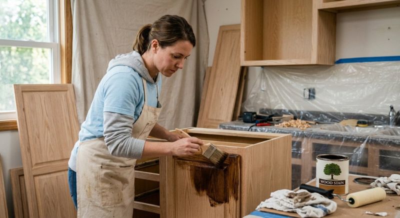 Wood Cabinet Refinishing in Cincinnati, OH