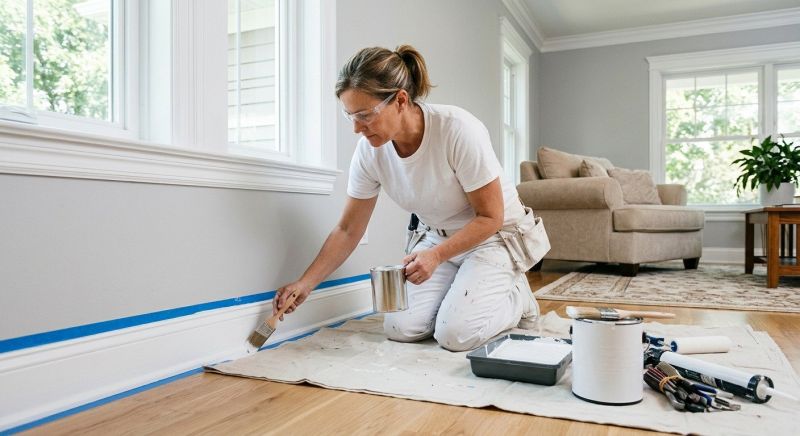 Wood Trim Painting in Wilmington, NC